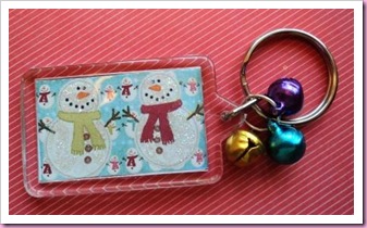 Snowman Keyring