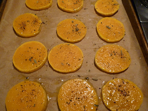 Roasted butternut squash.