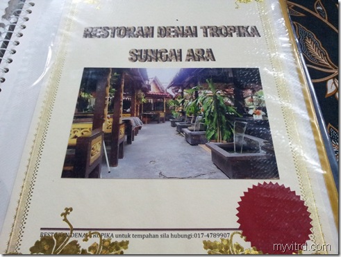 Menu Restoran Denai Tropika