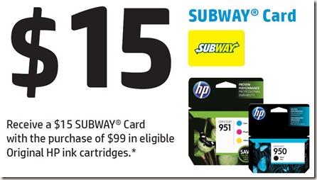 Subway HP Ink