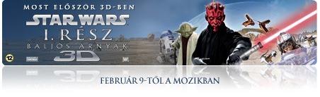 Star Wars I. rész - Baljós árnyak 3D - filmklip és hír