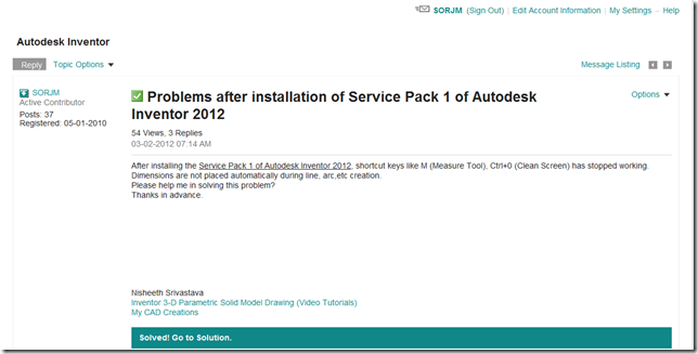 Autodesk Inventor Forum Autodesk Inventor Forum