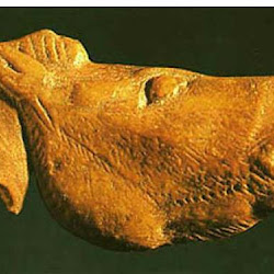 07 - Cabeza de caballo relinchando en la cueva de Mas d´Azil (Francia)