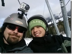 awesome snowboarding geocache
