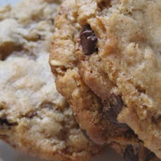 Vegan Chocolate Chip Oatmeal Nut Cookies