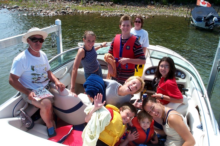 Kids in Boat