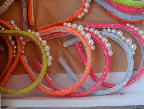 Add some bright hues to your bachelorette party, rehearsal dinner, or wedding ensemble with these fun fluorescents!