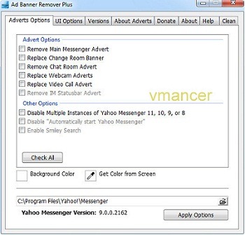Ad Banner Remover Plus - adverts option