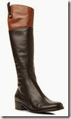 Dune Two Tone Leather Knee High Riding Boot