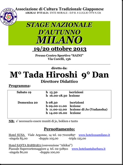 (Microsoft Word - Stage Milano M\260 Tada ottobre 2013)