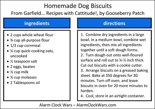 homemade dog biscuits recipe card homemade dog biscuits recipe card