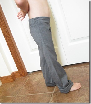 dress pants for pre school boy with cuffs and flat front waist (4)