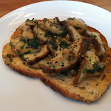 Ceps on toast