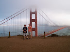 With Adam, overlooking the Golden Gate Bridge