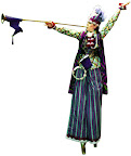 Plum Crazy on Stilts