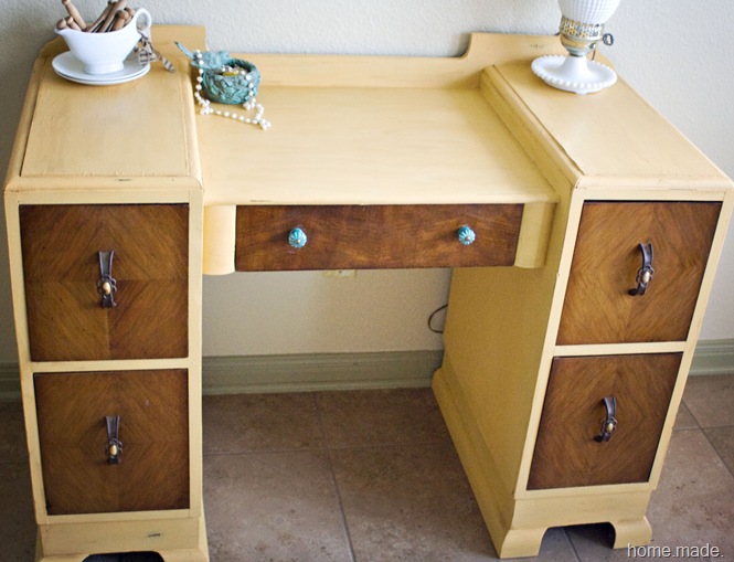 Arles Yellow Vanity Makeover