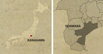 Japan Kanagawa Location Map
