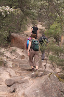 Hiking back to the car