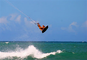 Niccolò Porcella kiteboarding