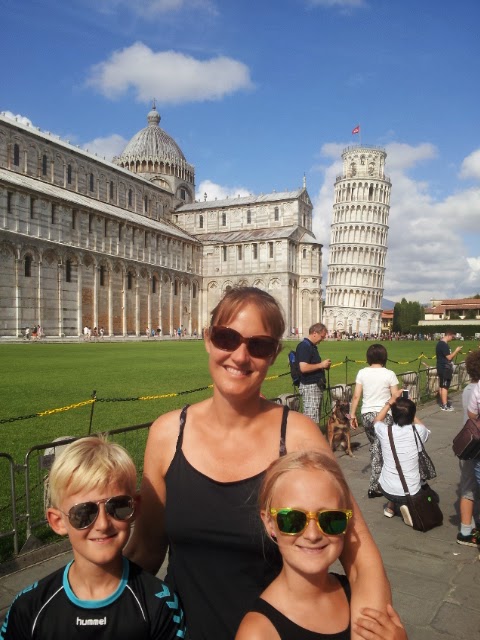 Europatur 2014: Det skæve tårn i Pisa