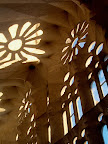 Unstained glass windows, Sagrada Familia