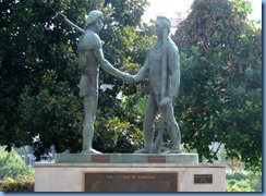 9462 Nashville, Tennessee - Discover Nashville Tour - The Founding of Nashville - James Robertson & John Donelson statue 9462 Nashville, Tennessee - Discover Nashville Tour - The Founding of Nashville - James Robertson & John Donelson statue