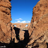 Windows vistas do Turret Arch -  Arches National Park -   Moab - Utah