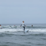Niamh and friends and language students surfing july 1st