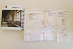Rosma got a map of the town when she went there two months before the wedding. She marked the noteworthy spots that she would include on the map that was designed as part of the suite.