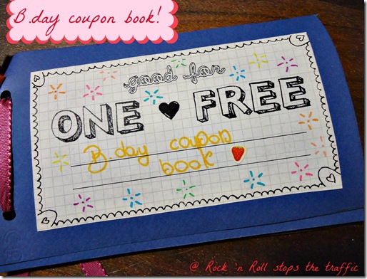 B.day coupon book