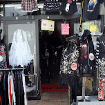 dark goth clothing shop in harajuku in Harajuku, Japan 