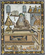 Albertus Magnus In His Study From Liber Secretorum Alberti Magni 1502