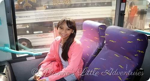 hong kong, double deck bus, family