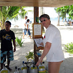 Analyzing the Nitrox filling (Malapascua)