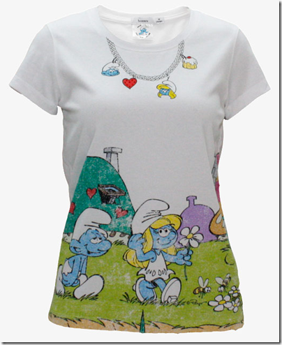 Smurfs Print Tee 03 - SGD 23