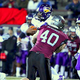 McSurdy gets a tackle in Friday nights victory.