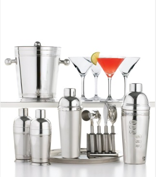 I love this Martha Stewart Barware Collection at Macy's -- you can also buy individual products if you are not in need of every tool.