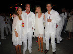 Sol Otaño, Nando y Veronique Parrado y Ramiro Otaño. Foto: Mirabaires.