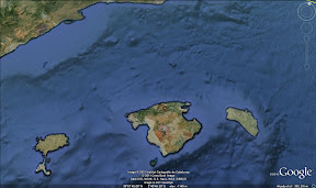 Las Islas Baleares desde Google