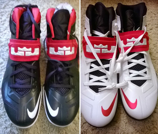 Nike Zoom Soldier VII 8211 Miami Heat Home and Away PEs