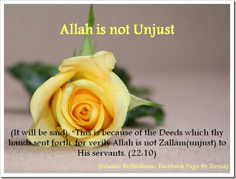 allah-is-not-unjust