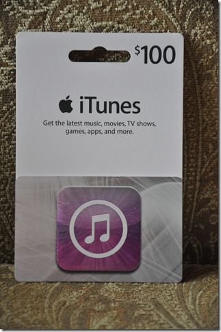 iTunes card