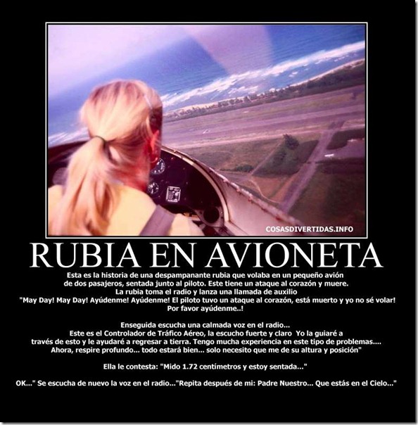 RUBIA EN AVIONET a 1