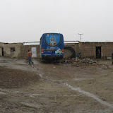 Our rest stop on the way from Uyuni to Potosí.  Snow/rain/slush and some very meager food options.