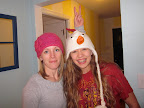 Is that a chicken with bunny ears?