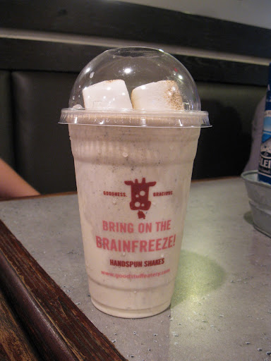 The Toasted Marshmellow Shake is Good Stuff's #1 seller, perhaps because it is, according to Spike 