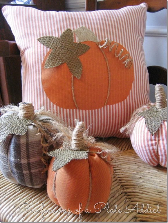 CONFESSIONS OF A PLATE ADDICT More Fun with Shirts...A Pumpkin Pillow CONFESSIONS OF A PLATE ADDICT More Fun with Shirts...A Pumpkin Pillow