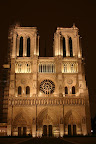 Notre Dame at night