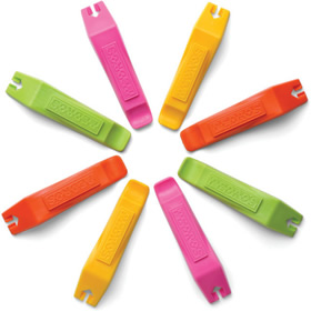 Pedro's tire levers will help you change a flat tire on the go. Retail price: $4.49