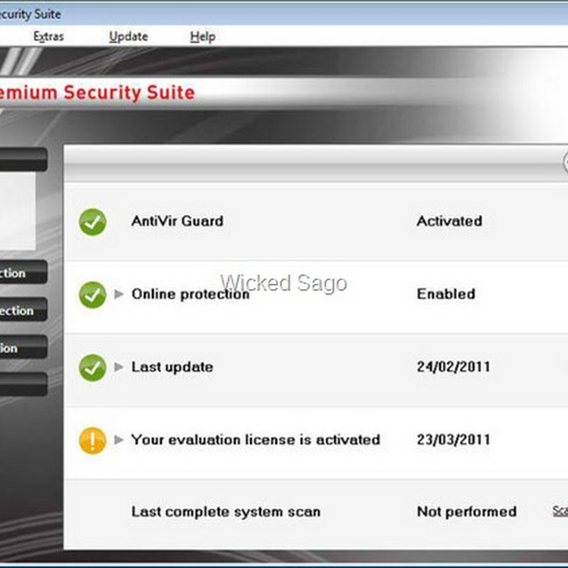 Avira Premium Security Suite: firewall, spam filter, child protection